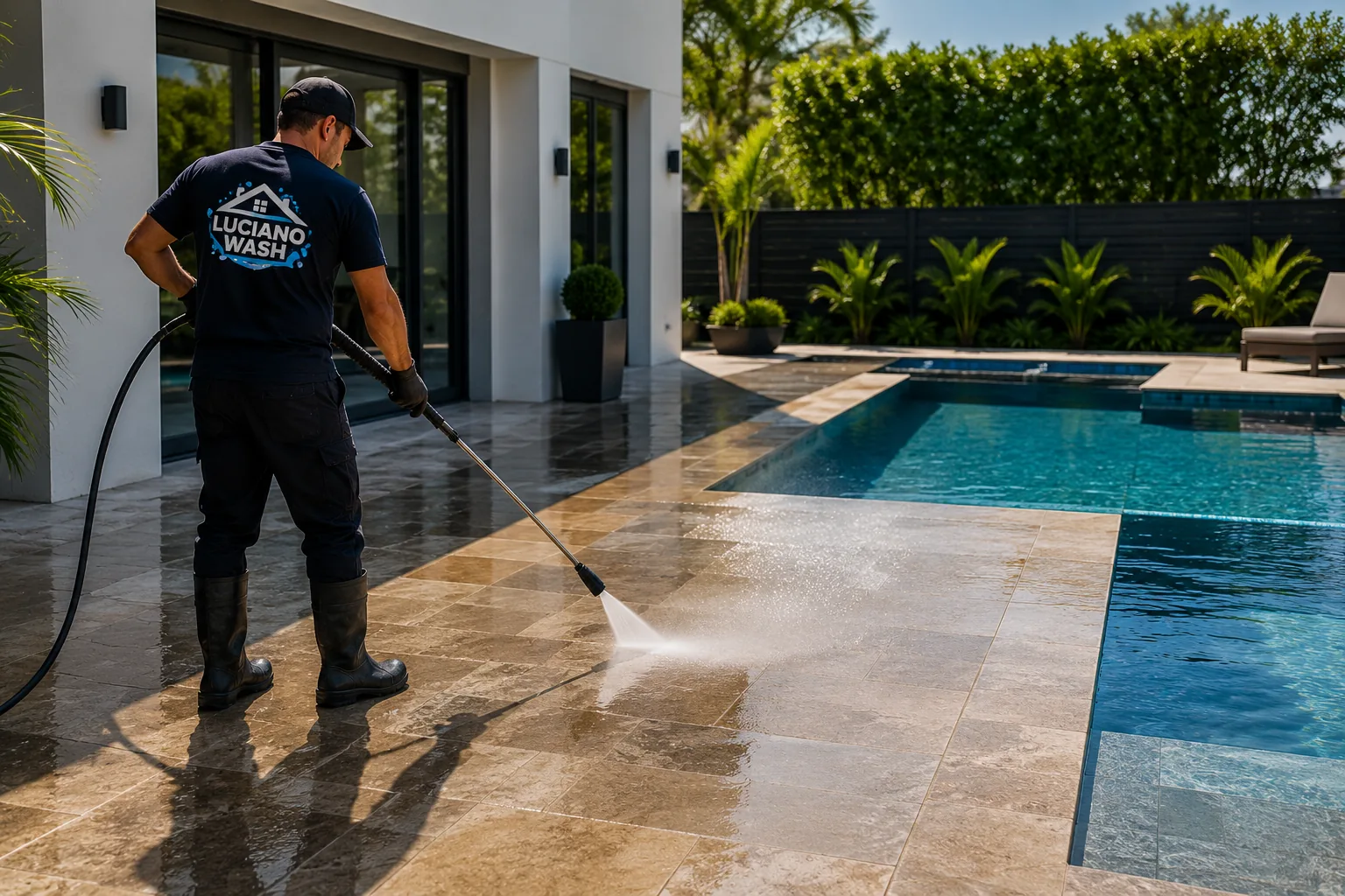 Servicio de Pressure Washing para estimación rápida